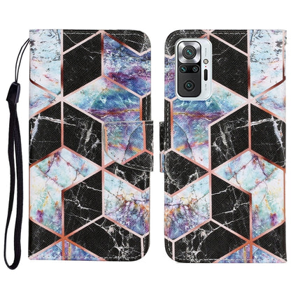 Coloured Drawing Pattern Horizontal Flip PU Leather Case with Holder & Card Slots & Wallet & Lanyard, For Xiaomi Redmi Note 10 4G, For Xiaomi Redmi Note 9T, For Xiaomi Redmi Note 10 Pro