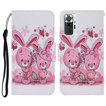 Coloured Drawing Pattern Horizontal Flip PU Leather Case with Holder & Card Slots & Wallet & Lanyard, For Xiaomi Redmi Note 10 4G, For Xiaomi Redmi Note 9T, For Xiaomi Redmi Note 10 Pro