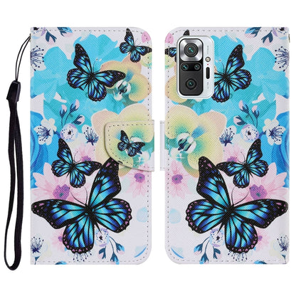 Coloured Drawing Pattern Horizontal Flip PU Leather Case with Holder & Card Slots & Wallet & Lanyard, For Xiaomi Redmi Note 10 4G, For Xiaomi Redmi Note 9T, For Xiaomi Redmi Note 10 Pro