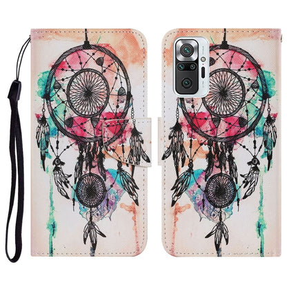 Coloured Drawing Pattern Horizontal Flip PU Leather Case with Holder & Card Slots & Wallet & Lanyard, For Xiaomi Redmi Note 10 4G, For Xiaomi Redmi Note 9T, For Xiaomi Redmi Note 10 Pro