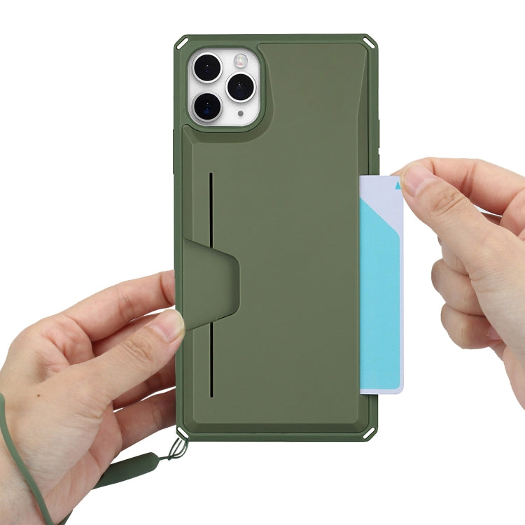 Armor Shockproof TPU + PC Hard Case with Card Slot Holder Funtion, For iPhone 12 mini, For iPhone 12 / 12 Pro, For iPhone 12 Pro Max, For iPhone 11, For iPhone 11 Pro, For iPhone 11 Pro Max