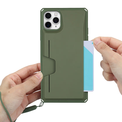 Armor Shockproof TPU + PC Hard Case with Card Slot Holder Funtion, For iPhone 12 mini, For iPhone 12 / 12 Pro, For iPhone 12 Pro Max, For iPhone 11, For iPhone 11 Pro, For iPhone 11 Pro Max