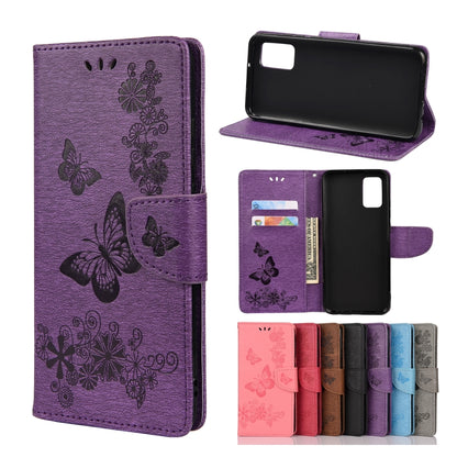 Butterflies Embossing Horizontal Flip Leather Case with Holder & Card Slots & Wallet, For Samsung Galaxy A02s (EU Version), For Samsung Galaxy A12 5G, For Samsung Galaxy A32 4G, For Samsung Galaxy A32 5G, For Samsung Galaxy A72 5G / 4G                 ...