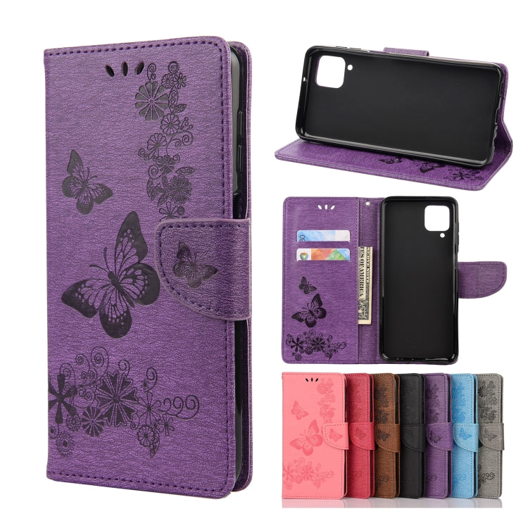 Butterflies Embossing Horizontal Flip Leather Case with Holder & Card Slots & Wallet, For Samsung Galaxy A02s (EU Version), For Samsung Galaxy A12 5G, For Samsung Galaxy A32 4G, For Samsung Galaxy A32 5G, For Samsung Galaxy A72 5G / 4G                 ...