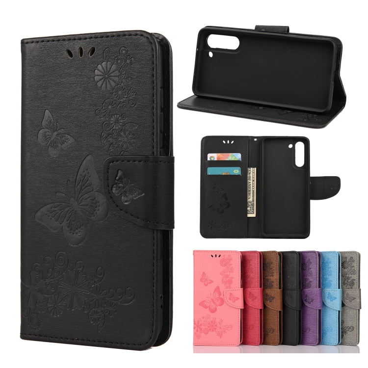 Butterflies Embossing Horizontal Flip Leather Case with Holder & Card Slots & Wallet, For Samsung Galaxy A02s (EU Version), For Samsung Galaxy A12 5G, For Samsung Galaxy A32 4G, For Samsung Galaxy A32 5G, For Samsung Galaxy A72 5G / 4G                 ...