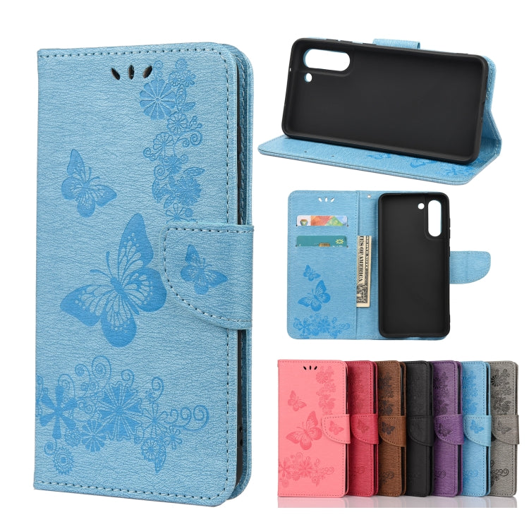 Butterflies Embossing Horizontal Flip Leather Case with Holder & Card Slots & Wallet, For Samsung Galaxy A02s (EU Version), For Samsung Galaxy A12 5G, For Samsung Galaxy A32 4G, For Samsung Galaxy A32 5G, For Samsung Galaxy A72 5G / 4G                 ...