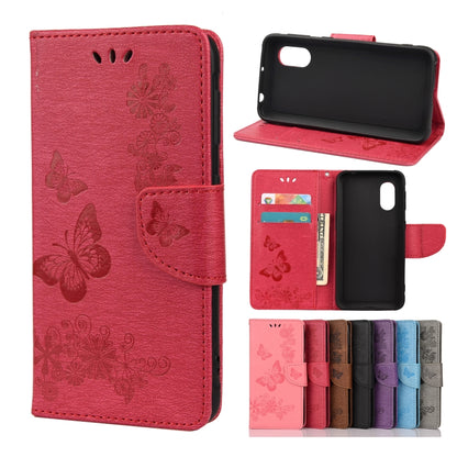 Butterflies Embossing Horizontal Flip Leather Case with Holder & Card Slots & Wallet, For Samsung Galaxy Xcover 5
