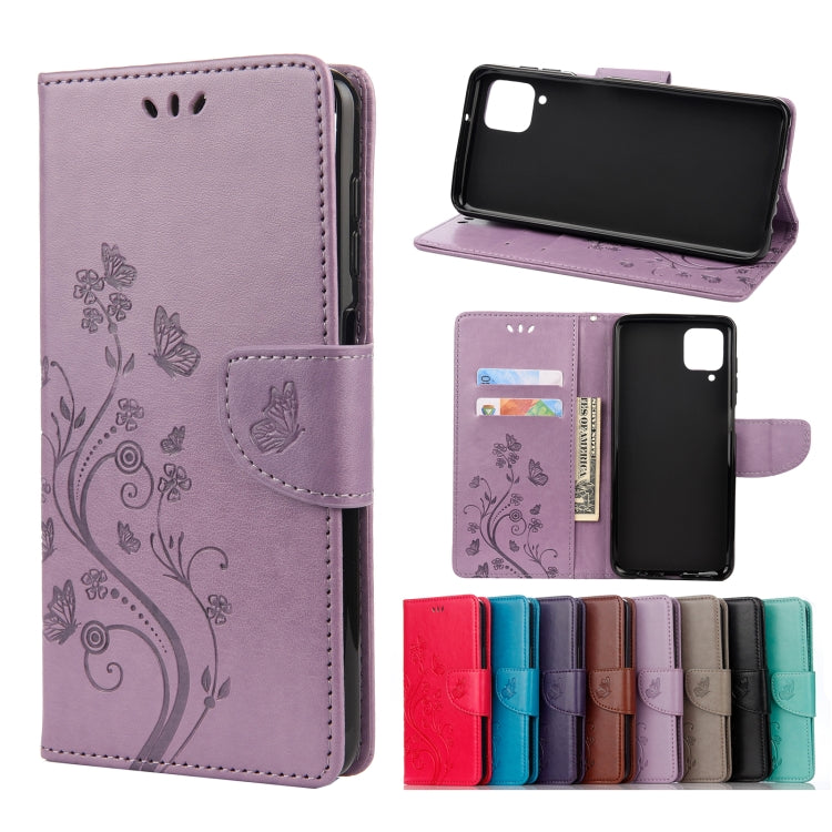 Butterfly Flower Pattern Horizontal Flip Leather Case with Holder & Card Slots & Wallet, For Samsung Galaxy A02s (EU Version), For Samsung Galaxy A12 5G, For Samsung Galaxy A32 4G, For Samsung Galaxy A32 5G, For Samsung Galaxy A72 5G / 4G              ...