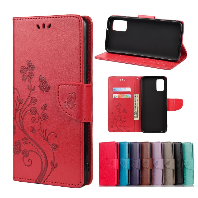 Butterfly Flower Pattern Horizontal Flip Leather Case with Holder & Card Slots & Wallet, For Samsung Galaxy A02s (EU Version), For Samsung Galaxy A12 5G, For Samsung Galaxy A32 4G, For Samsung Galaxy A32 5G, For Samsung Galaxy A72 5G / 4G              ...