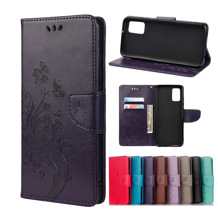 Butterfly Flower Pattern Horizontal Flip Leather Case with Holder & Card Slots & Wallet, For Samsung Galaxy A02s (EU Version), For Samsung Galaxy A12 5G, For Samsung Galaxy A32 4G, For Samsung Galaxy A32 5G, For Samsung Galaxy A72 5G / 4G              ...