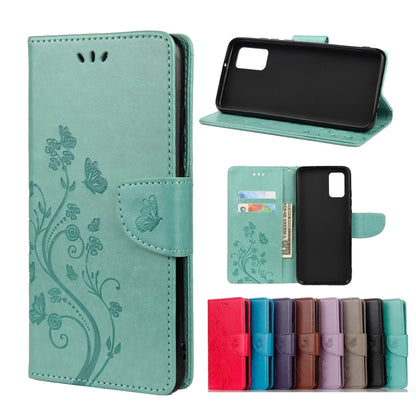 Butterfly Flower Pattern Horizontal Flip Leather Case with Holder & Card Slots & Wallet, For Samsung Galaxy A02s (EU Version), For Samsung Galaxy A12 5G, For Samsung Galaxy A32 4G, For Samsung Galaxy A32 5G, For Samsung Galaxy A72 5G / 4G              ...