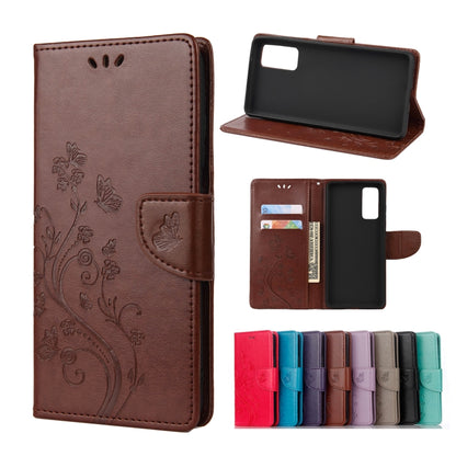 Butterfly Flower Pattern Horizontal Flip Leather Case with Holder & Card Slots & Wallet, For Samsung Galaxy A02s (EU Version), For Samsung Galaxy A12 5G, For Samsung Galaxy A32 4G, For Samsung Galaxy A32 5G, For Samsung Galaxy A72 5G / 4G              ...