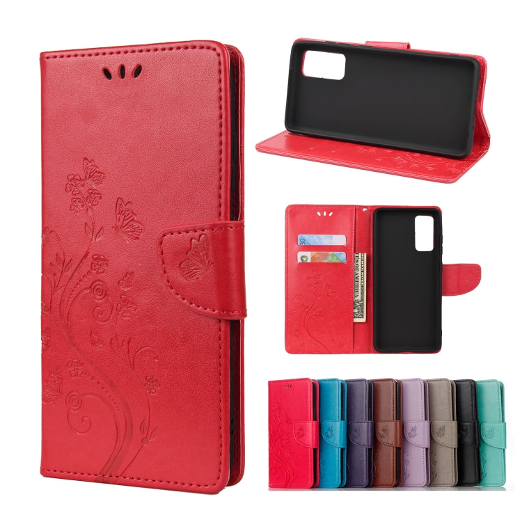 Butterfly Flower Pattern Horizontal Flip Leather Case with Holder & Card Slots & Wallet, For Samsung Galaxy A02s (EU Version), For Samsung Galaxy A12 5G, For Samsung Galaxy A32 4G, For Samsung Galaxy A32 5G, For Samsung Galaxy A72 5G / 4G              ...