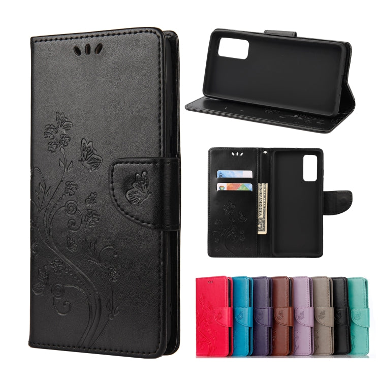 Butterfly Flower Pattern Horizontal Flip Leather Case with Holder & Card Slots & Wallet, For Samsung Galaxy A02s (EU Version), For Samsung Galaxy A12 5G, For Samsung Galaxy A32 4G, For Samsung Galaxy A32 5G, For Samsung Galaxy A72 5G / 4G              ...