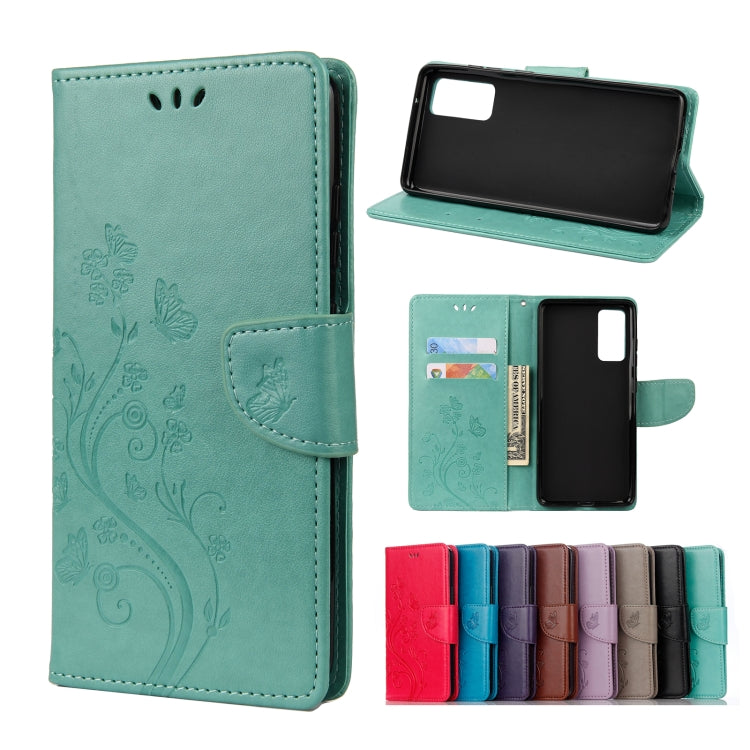 Butterfly Flower Pattern Horizontal Flip Leather Case with Holder & Card Slots & Wallet, For Samsung Galaxy A02s (EU Version), For Samsung Galaxy A12 5G, For Samsung Galaxy A32 4G, For Samsung Galaxy A32 5G, For Samsung Galaxy A72 5G / 4G              ...