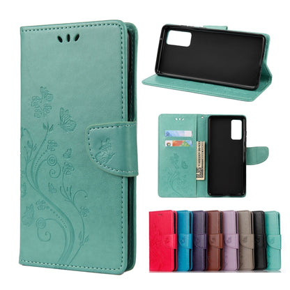 Butterfly Flower Pattern Horizontal Flip Leather Case with Holder & Card Slots & Wallet, For Samsung Galaxy A02s (EU Version), For Samsung Galaxy A12 5G, For Samsung Galaxy A32 4G, For Samsung Galaxy A32 5G, For Samsung Galaxy A72 5G / 4G              ...