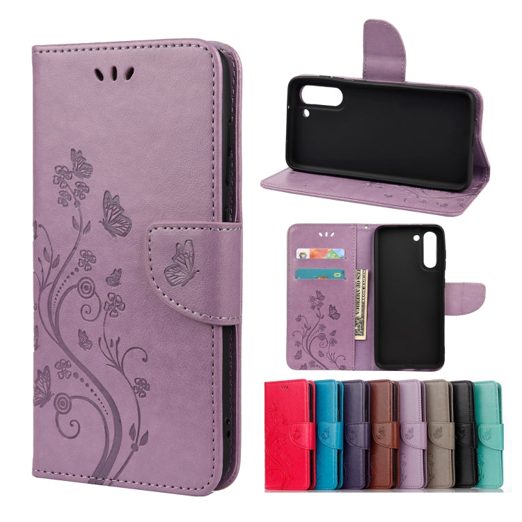 Butterfly Flower Pattern Horizontal Flip Leather Case with Holder & Card Slots & Wallet, For Samsung Galaxy A02s (EU Version), For Samsung Galaxy A12 5G, For Samsung Galaxy A32 4G, For Samsung Galaxy A32 5G, For Samsung Galaxy A72 5G / 4G              ...