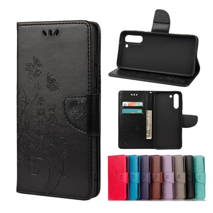 Butterfly Flower Pattern Horizontal Flip Leather Case with Holder & Card Slots & Wallet, For Samsung Galaxy A02s (EU Version), For Samsung Galaxy A12 5G, For Samsung Galaxy A32 4G, For Samsung Galaxy A32 5G, For Samsung Galaxy A72 5G / 4G              ...
