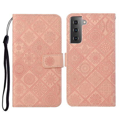 Ethnic Style Embossed Pattern Horizontal Flip Leather Case with Holder & Card Slots & Wallet & Lanyard, For Samsung Galaxy S21 FE, For Samsung Galaxy A52 5G / 4G, For Samsung Galaxy A72 5G / 4G, For Samsung Galaxy A22  4G, For Samsung Galaxy A22  5G   ...
