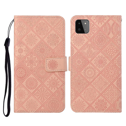 Ethnic Style Embossed Pattern Horizontal Flip Leather Case with Holder & Card Slots & Wallet & Lanyard, For Samsung Galaxy S21 FE, For Samsung Galaxy A52 5G / 4G, For Samsung Galaxy A72 5G / 4G, For Samsung Galaxy A22  4G, For Samsung Galaxy A22  5G   ...