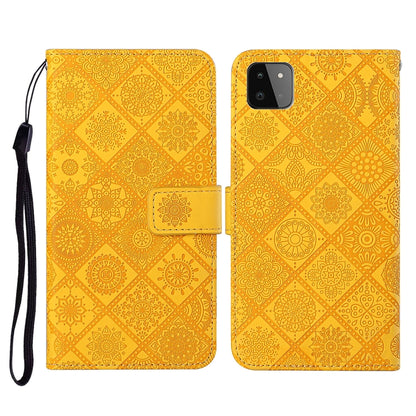 Ethnic Style Embossed Pattern Horizontal Flip Leather Case with Holder & Card Slots & Wallet & Lanyard, For Samsung Galaxy S21 FE, For Samsung Galaxy A52 5G / 4G, For Samsung Galaxy A72 5G / 4G, For Samsung Galaxy A22  4G, For Samsung Galaxy A22  5G   ...