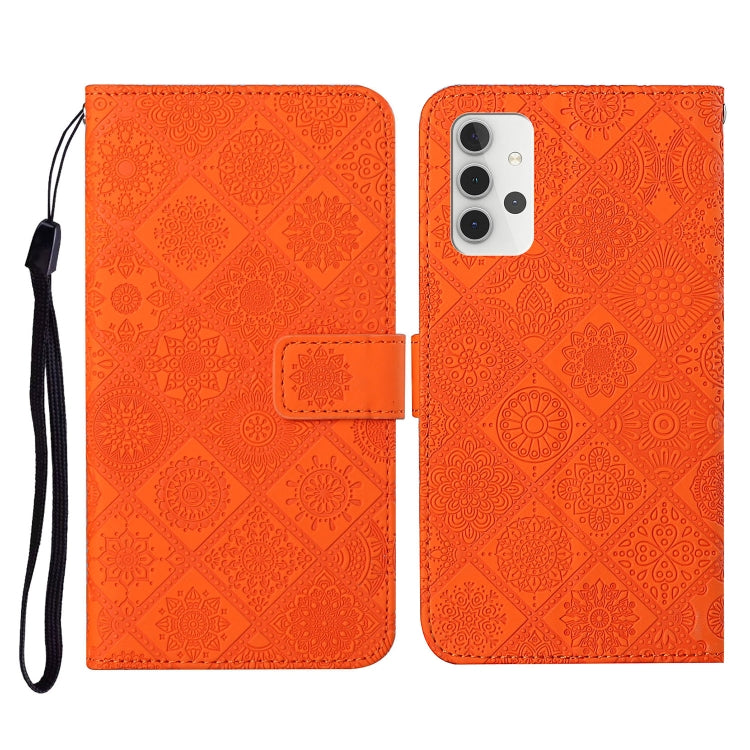 Ethnic Style Embossed Pattern Horizontal Flip Leather Case with Holder & Card Slots & Wallet & Lanyard, For Samsung Galaxy S21 FE, For Samsung Galaxy A52 5G / 4G, For Samsung Galaxy A72 5G / 4G, For Samsung Galaxy A22  4G, For Samsung Galaxy A22  5G   ...