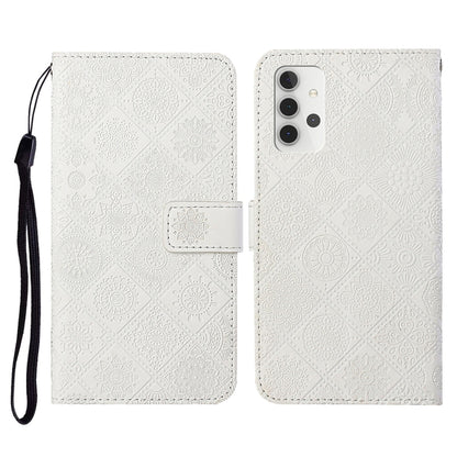 Ethnic Style Embossed Pattern Horizontal Flip Leather Case with Holder & Card Slots & Wallet & Lanyard, For Samsung Galaxy S21 FE, For Samsung Galaxy A52 5G / 4G, For Samsung Galaxy A72 5G / 4G, For Samsung Galaxy A22  4G, For Samsung Galaxy A22  5G   ...