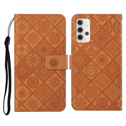 Ethnic Style Embossed Pattern Horizontal Flip Leather Case with Holder & Card Slots & Wallet & Lanyard, For Samsung Galaxy A32  5G, For Xiaomi Redmi Note 10 4G, For Xiaomi Redmi Note 10 Pro, For Xiaomi Redmi 9T, For Xiaomi Redmi Note 9T, For vivo Y20