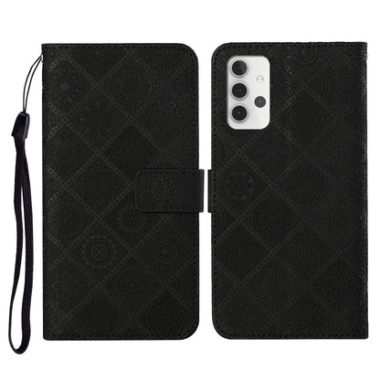Ethnic Style Embossed Pattern Horizontal Flip Leather Case with Holder & Card Slots & Wallet & Lanyard, For Samsung Galaxy A32  5G, For Xiaomi Redmi Note 10 4G, For Xiaomi Redmi Note 10 Pro, For Xiaomi Redmi 9T, For Xiaomi Redmi Note 9T, For vivo Y20