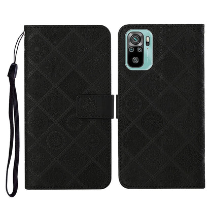 Ethnic Style Embossed Pattern Horizontal Flip Leather Case with Holder & Card Slots & Wallet & Lanyard, For Samsung Galaxy A32  5G, For Xiaomi Redmi Note 10 4G, For Xiaomi Redmi Note 10 Pro, For Xiaomi Redmi 9T, For Xiaomi Redmi Note 9T, For vivo Y20