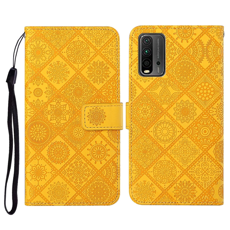Ethnic Style Embossed Pattern Horizontal Flip Leather Case with Holder & Card Slots & Wallet & Lanyard, For Samsung Galaxy A32  5G, For Xiaomi Redmi Note 10 4G, For Xiaomi Redmi Note 10 Pro, For Xiaomi Redmi 9T, For Xiaomi Redmi Note 9T, For vivo Y20