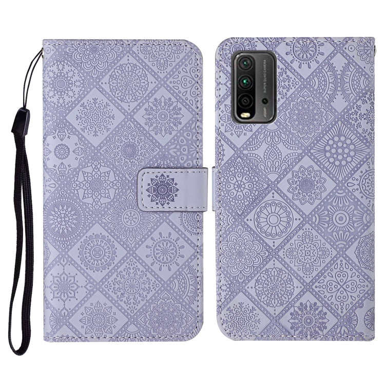 Ethnic Style Embossed Pattern Horizontal Flip Leather Case with Holder & Card Slots & Wallet & Lanyard, For Samsung Galaxy A32  5G, For Xiaomi Redmi Note 10 4G, For Xiaomi Redmi Note 10 Pro, For Xiaomi Redmi 9T, For Xiaomi Redmi Note 9T, For vivo Y20