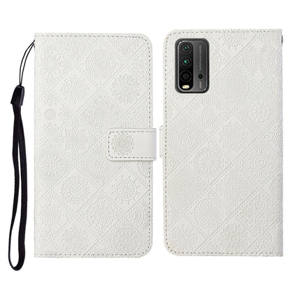 Ethnic Style Embossed Pattern Horizontal Flip Leather Case with Holder & Card Slots & Wallet & Lanyard, For Samsung Galaxy A32  5G, For Xiaomi Redmi Note 10 4G, For Xiaomi Redmi Note 10 Pro, For Xiaomi Redmi 9T, For Xiaomi Redmi Note 9T, For vivo Y20