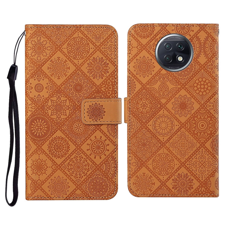 Ethnic Style Embossed Pattern Horizontal Flip Leather Case with Holder & Card Slots & Wallet & Lanyard, For Samsung Galaxy A32  5G, For Xiaomi Redmi Note 10 4G, For Xiaomi Redmi Note 10 Pro, For Xiaomi Redmi 9T, For Xiaomi Redmi Note 9T, For vivo Y20