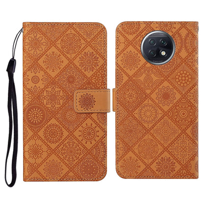 Ethnic Style Embossed Pattern Horizontal Flip Leather Case with Holder & Card Slots & Wallet & Lanyard, For Samsung Galaxy A32  5G, For Xiaomi Redmi Note 10 4G, For Xiaomi Redmi Note 10 Pro, For Xiaomi Redmi 9T, For Xiaomi Redmi Note 9T, For vivo Y20