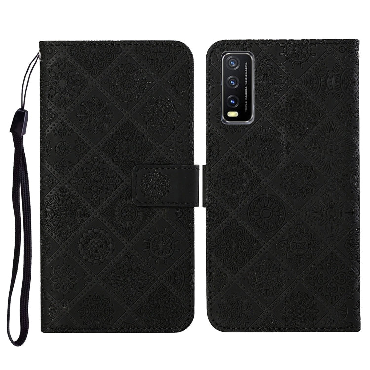 Ethnic Style Embossed Pattern Horizontal Flip Leather Case with Holder & Card Slots & Wallet & Lanyard, For Samsung Galaxy A32  5G, For Xiaomi Redmi Note 10 4G, For Xiaomi Redmi Note 10 Pro, For Xiaomi Redmi 9T, For Xiaomi Redmi Note 9T, For vivo Y20