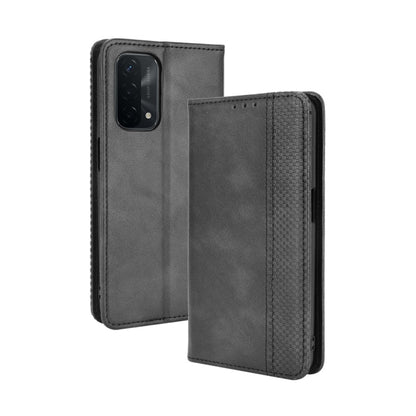 Magnetic Buckle Retro Crazy Horse Texture Horizontal Flip Leather Case with Holder & Card Slots & Photo Frame, For OPPO A54 5G / A74 5G / A93 5G, For OPPO A55 5G / A53s 5G, For OPPO A74 4G / F19 4G, For OPPO A94 5G / Reno5Z 5G / F19 Pro+ 5G            ...