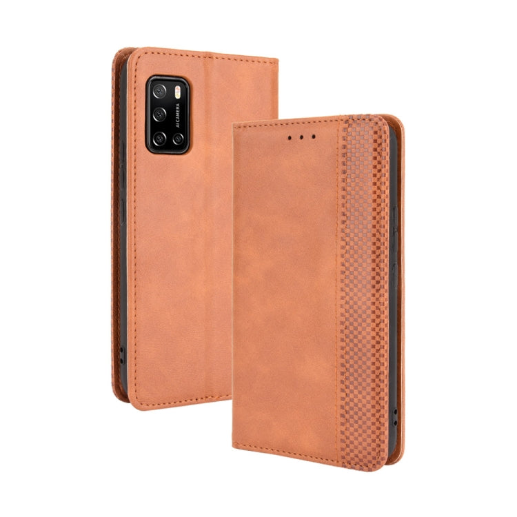 Magnetic Buckle Retro Crazy Horse Texture Horizontal Flip Leather Case with Holder & Card Slots & Photo Frame, For OPPO A54 5G / A74 5G / A93 5G, For OPPO A55 5G / A53s 5G, For OPPO A74 4G / F19 4G, For OPPO A94 5G / Reno5Z 5G / F19 Pro+ 5G            ...