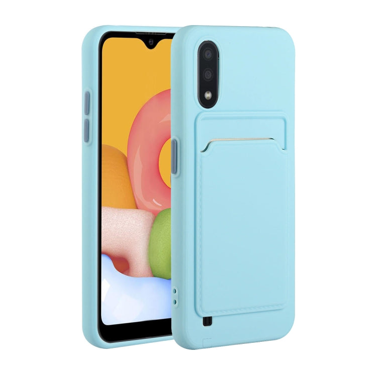 Card Slot Design Shockproof TPU Protective, For Samsung Galaxy A01, For Samsung Galaxy A02, For Samsung Galaxy A12 5G, For Samsung Galaxy A32 4G