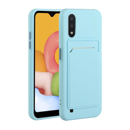 Card Slot Design Shockproof TPU Protective, For Samsung Galaxy A01, For Samsung Galaxy A02, For Samsung Galaxy A12 5G, For Samsung Galaxy A32 4G
