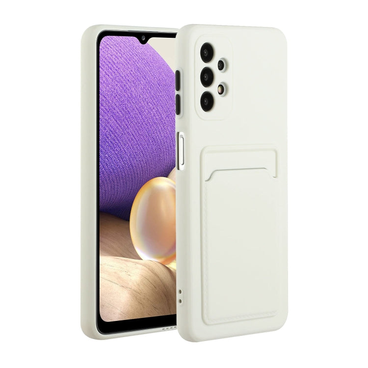 Card Slot Design Shockproof TPU Protective, For Samsung Galaxy A01, For Samsung Galaxy A02, For Samsung Galaxy A12 5G, For Samsung Galaxy A32 4G