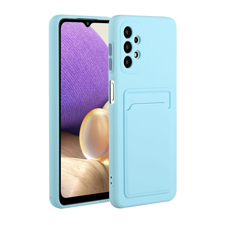 Card Slot Design Shockproof TPU Protective, For Samsung Galaxy A01, For Samsung Galaxy A02, For Samsung Galaxy A12 5G, For Samsung Galaxy A32 4G