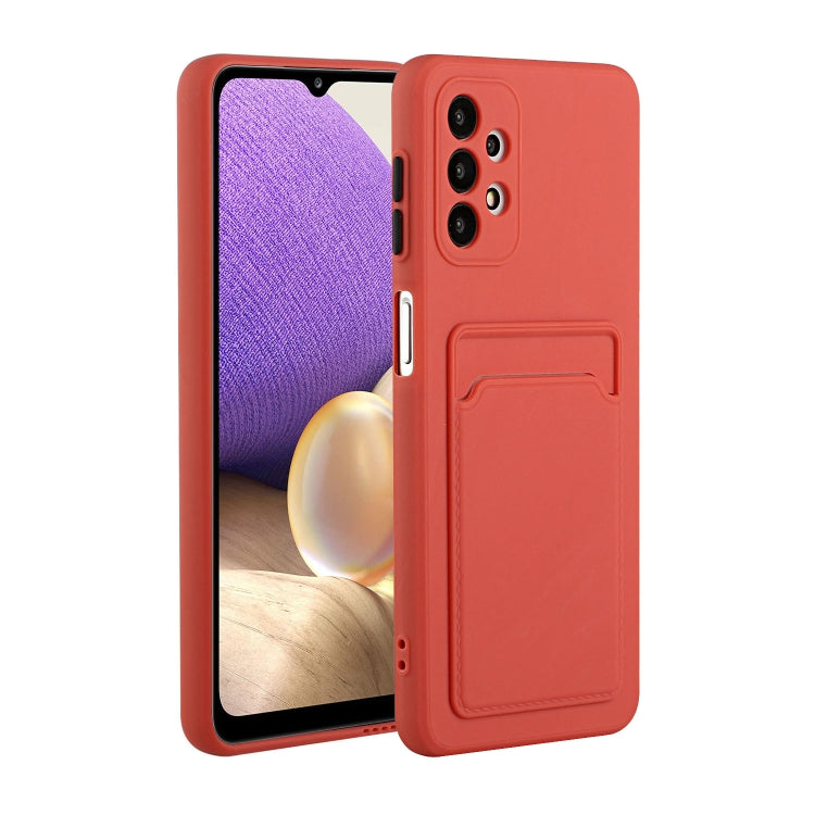 Card Slot Design Shockproof TPU Protective, For Samsung Galaxy A01, For Samsung Galaxy A02, For Samsung Galaxy A12 5G, For Samsung Galaxy A32 4G