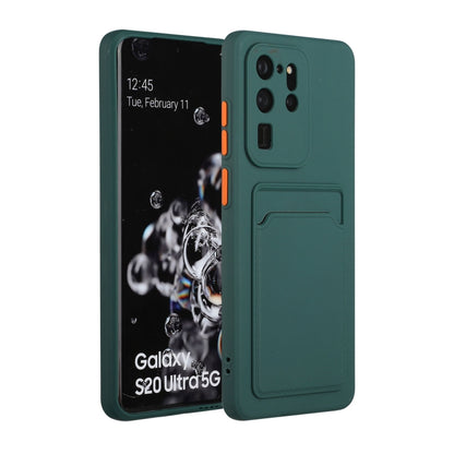 Card Slot Design Shockproof TPU Protective, For Samsung Galaxy S20+, For Samsung Galaxy S20 Ultra, For Samsung Galaxy S20 FE, For Samsung Galaxy S21 5G