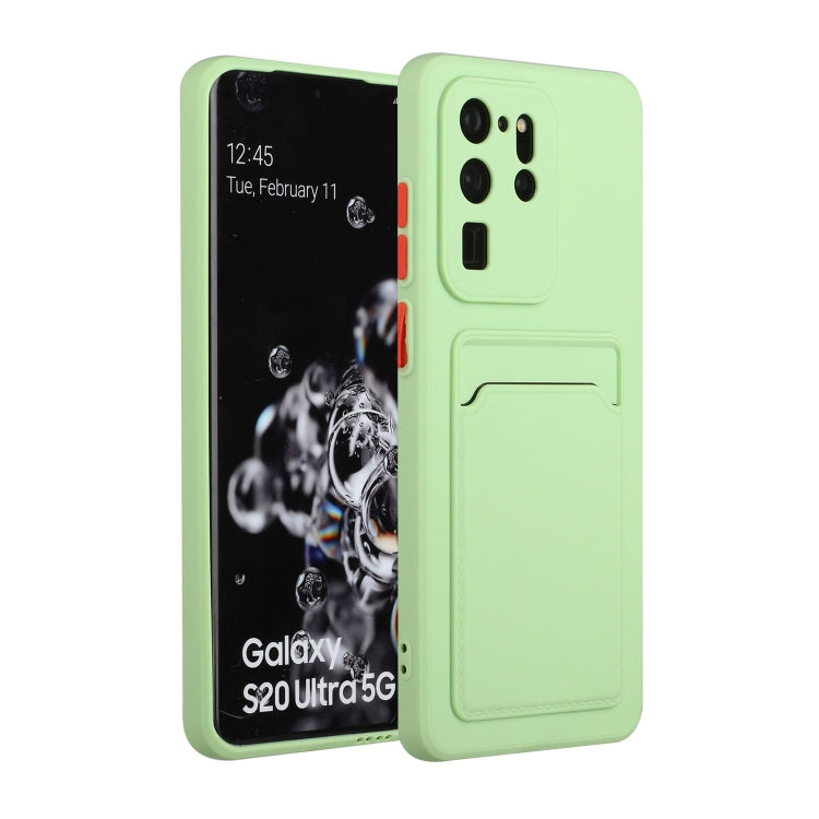 Card Slot Design Shockproof TPU Protective, For Samsung Galaxy S20+, For Samsung Galaxy S20 Ultra, For Samsung Galaxy S20 FE, For Samsung Galaxy S21 5G