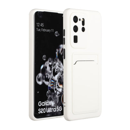Card Slot Design Shockproof TPU Protective, For Samsung Galaxy S20+, For Samsung Galaxy S20 Ultra, For Samsung Galaxy S20 FE, For Samsung Galaxy S21 5G