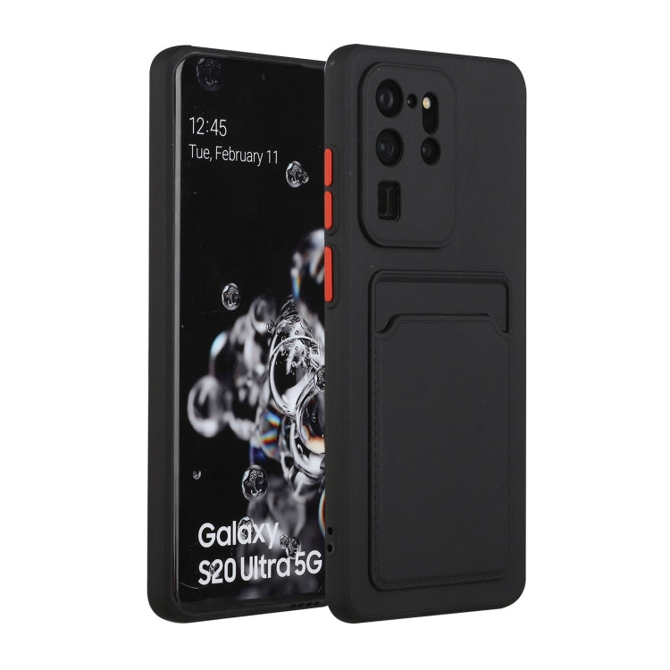 Card Slot Design Shockproof TPU Protective, For Samsung Galaxy S20+, For Samsung Galaxy S20 Ultra, For Samsung Galaxy S20 FE, For Samsung Galaxy S21 5G