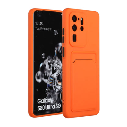 Card Slot Design Shockproof TPU Protective, For Samsung Galaxy S20+, For Samsung Galaxy S20 Ultra, For Samsung Galaxy S20 FE, For Samsung Galaxy S21 5G