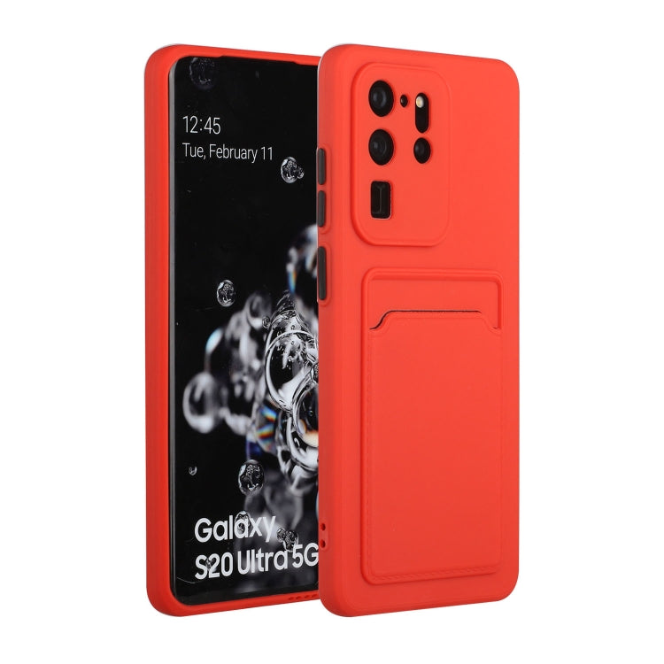 Card Slot Design Shockproof TPU Protective, For Samsung Galaxy S20+, For Samsung Galaxy S20 Ultra, For Samsung Galaxy S20 FE, For Samsung Galaxy S21 5G