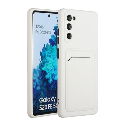Card Slot Design Shockproof TPU Protective, For Samsung Galaxy S20+, For Samsung Galaxy S20 Ultra, For Samsung Galaxy S20 FE, For Samsung Galaxy S21 5G